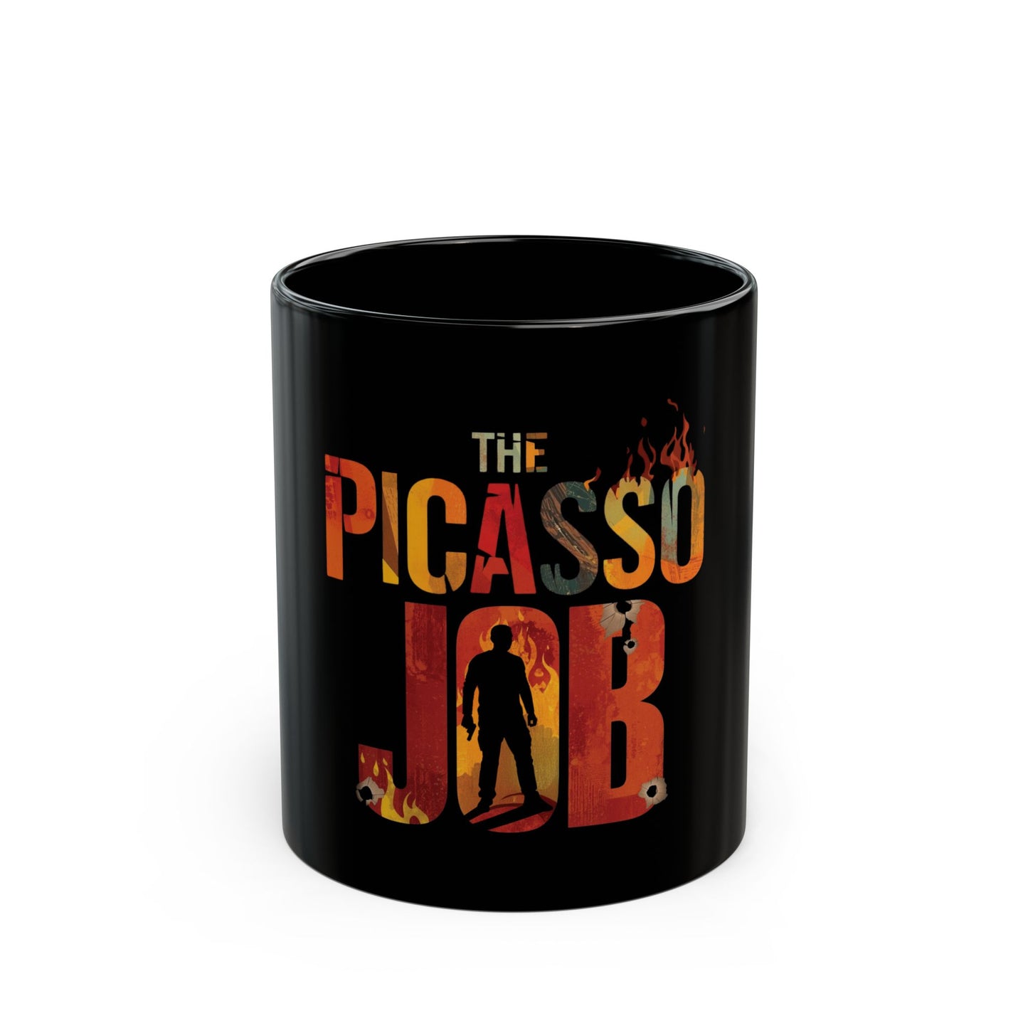 The Picasso Job Black Mug (11oz)